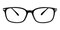 Gerald Black Rectangle TR90 Eyeglasses