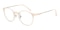 Weymouth Beige Oval TR90 Eyeglasses