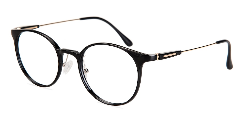 Weymouth Black Oval TR90 Eyeglasses