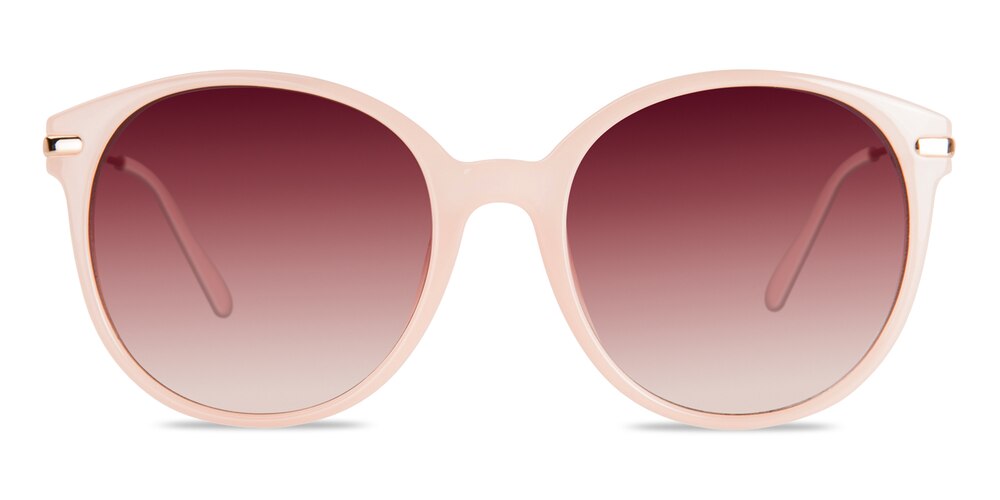 Marian Pink Oval Plastic Sunglasses