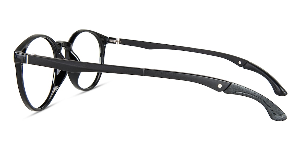 Saumur Black Round TR90 Eyeglasses