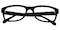 Rosemont Black Rectangle Plastic Eyeglasses