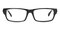 Bennett Black Rectangle Acetate Eyeglasses