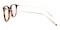Sagittarius Tortoise Rectangle Acetate Eyeglasses