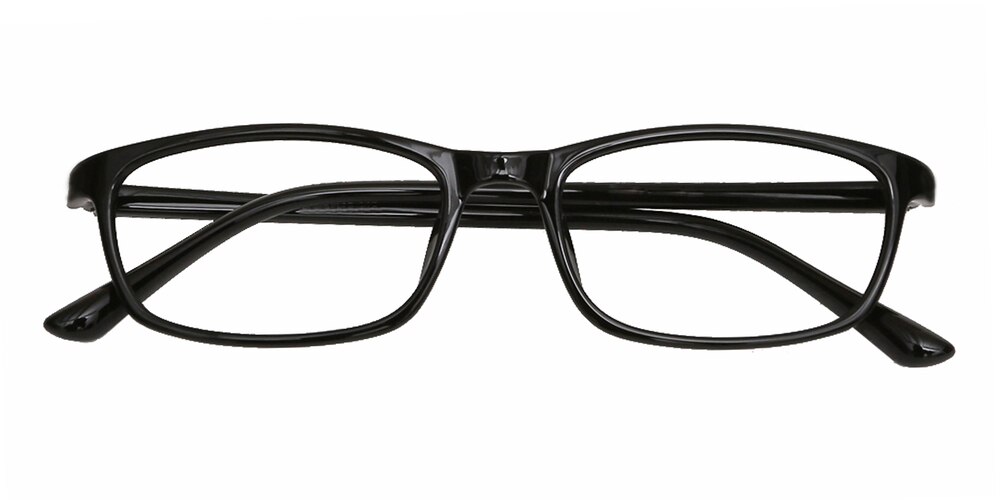 Lina Black Rectangle TR90 Eyeglasses