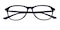Doreen Black Classic Wayframe Acetate Eyeglasses