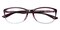 Lena Purple Oval TR90 Eyeglasses