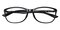 Lena Black Oval TR90 Eyeglasses