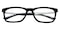 Tempe Black Rectangle Acetate Eyeglasses