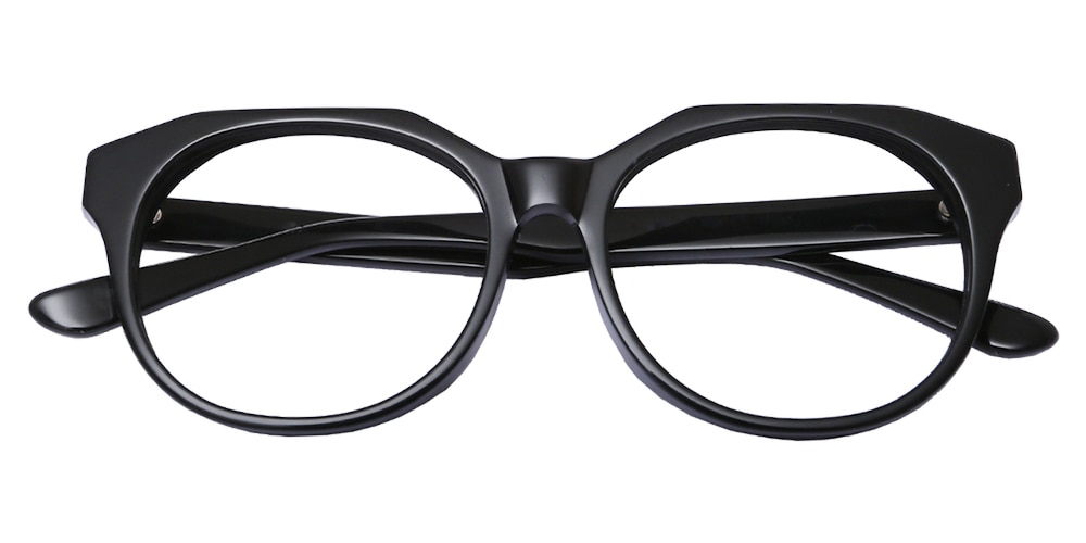 Avon Black Square Acetate Eyeglasses