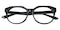 Avon Black Square Acetate Eyeglasses