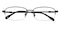 Webb Black Rectangle Eyeglasses
