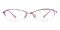 Dale Pink Oval Metal Eyeglasses