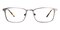 Marsh Gunmetal Rectangle Metal Eyeglasses