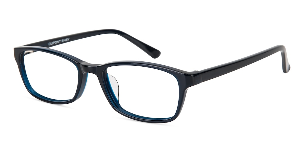 Traverse Blue Rectangle Acetate Eyeglasses