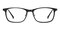 Port Black Rectangle Acetate Eyeglasses