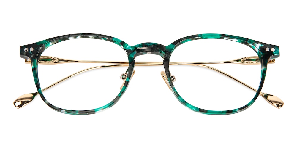 Wheaton Green Classic Wayframe Acetate Eyeglasses