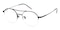 Spokane Black Aviator Titanium Eyeglasses