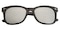 Berkeley Black (Silver Mirror-coating) Classic Wayframe Plastic Sunglasses