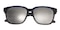 Evansville Blue (Silver Mirror-coating) Classic Wayframe Plastic Sunglasses
