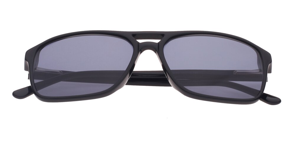 Ferdinand Black Aviator Acetate Sunglasses