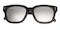Dubuque Black (Silver Mirror-coating) Classic Wayframe Plastic Sunglasses