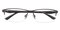Bing Gunmetal Rectangle Titanium Eyeglasses