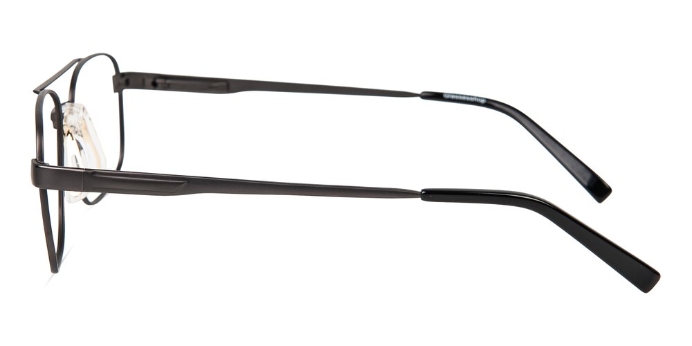 Hardy Gunmetal Aviator Metal Eyeglasses