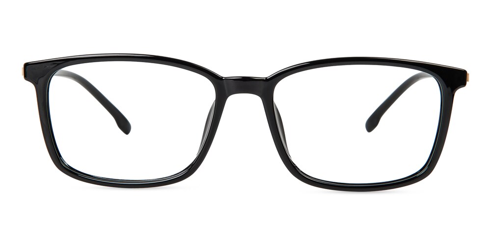 Jacob Black Rectangle TR90 Eyeglasses