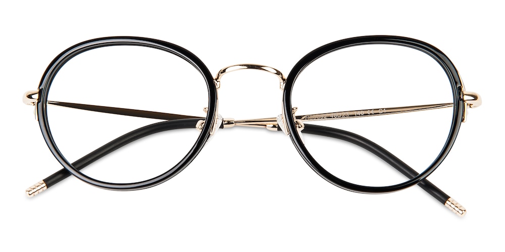 Irene Black Round TR90 Eyeglasses