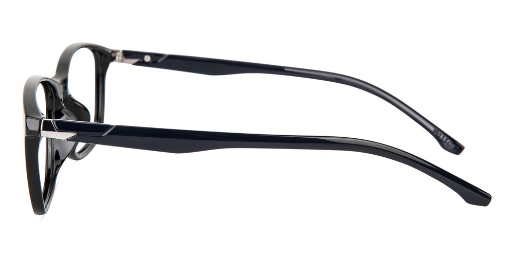 Wayne Black Rectangle TR90 Eyeglasses