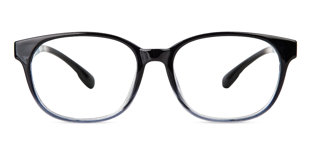 Hammond Black Oval TR90 Eyeglasses