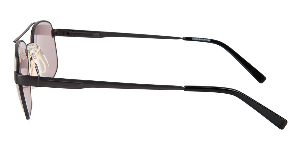 Burton Gunmetal Aviator Metal Sunglasses