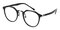 Myers Black Oval TR90 Eyeglasses