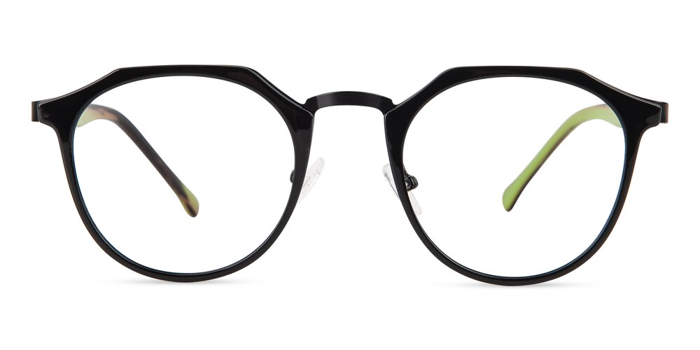 Myers Black/Green Oval TR90 Eyeglasses