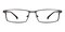 Benson Gunmetal Rectangle Titanium Eyeglasses