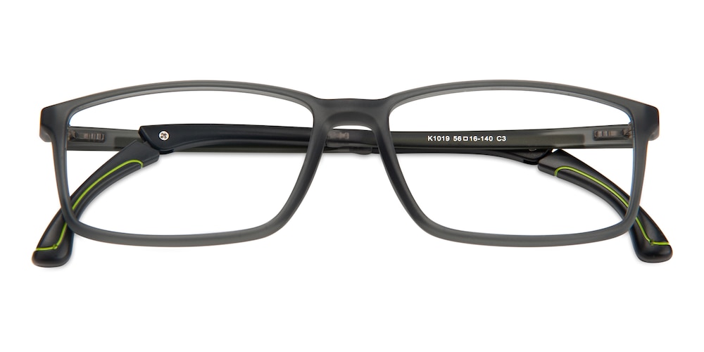 Ventura Gray Rectangle TR90 Eyeglasses