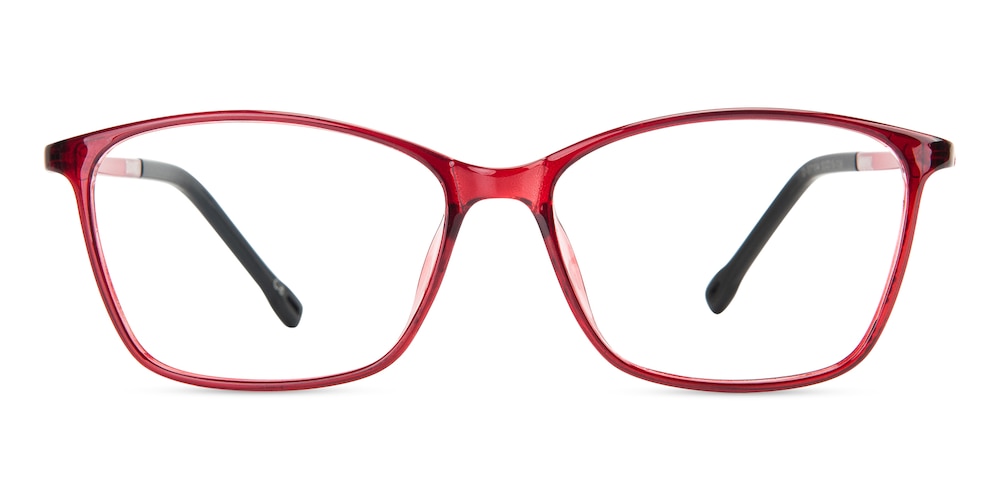 Kate Red Oval TR90 Eyeglasses