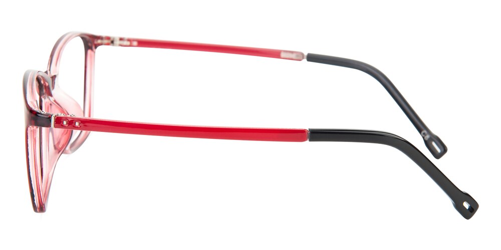 Kate Red Oval TR90 Eyeglasses