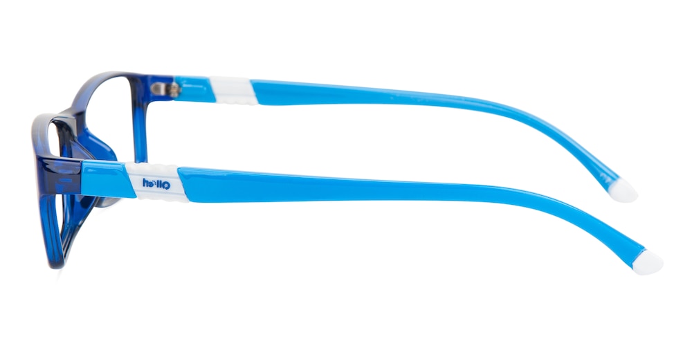 Leopold Blue Rectangle TR90 Eyeglasses