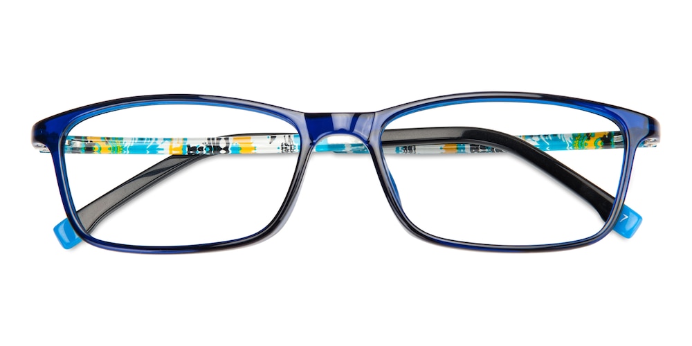 Union Blue Rectangle TR90 Eyeglasses