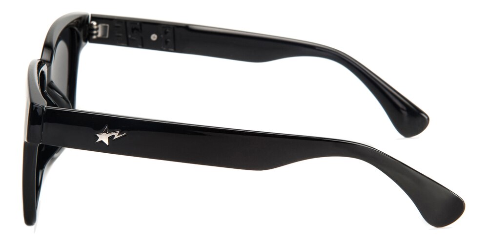 Dodge Black Square TR90 Sunglasses