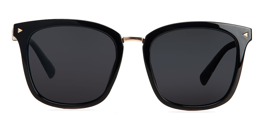 Decapolis Black Square TR90 Sunglasses
