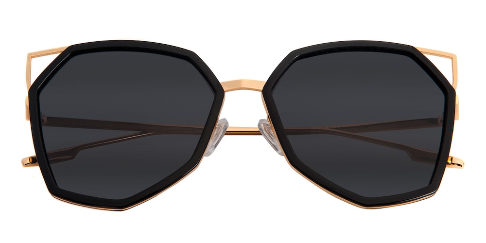 Leila Black Square TR90 Sunglasses