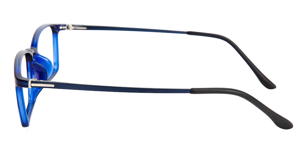 Cotton Blue Rectangle TR90 Eyeglasses
