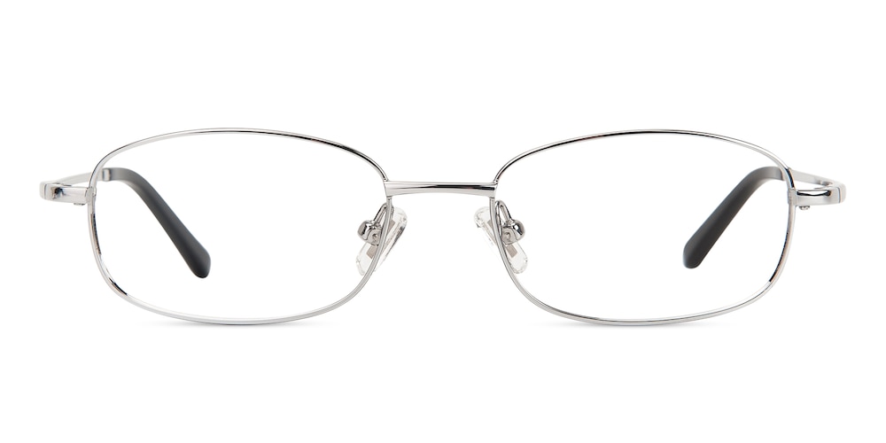 Copperfield Silver Oval Titanium Eyeglasses