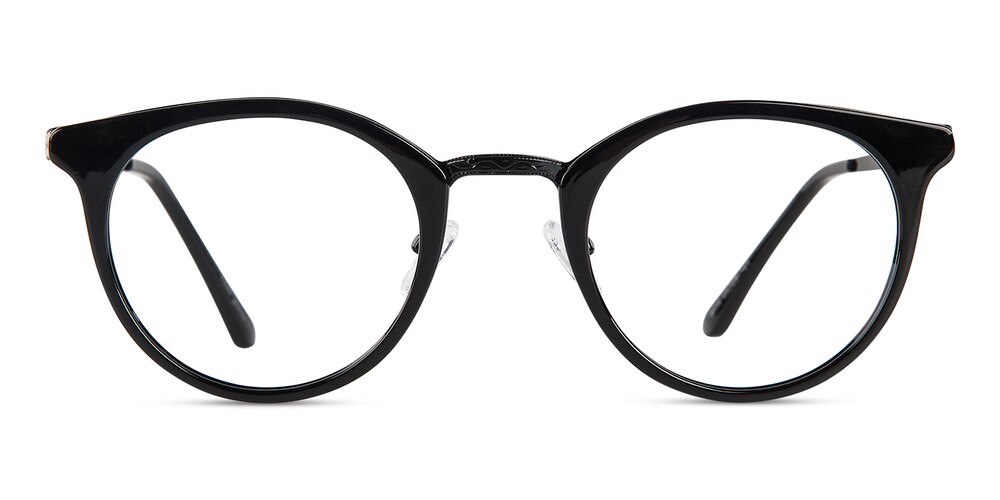 Margaret Black Oval TR90 Eyeglasses