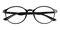 Page Black Oval TR90 Eyeglasses