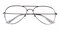Cary Gunmetal Aviator Metal Eyeglasses