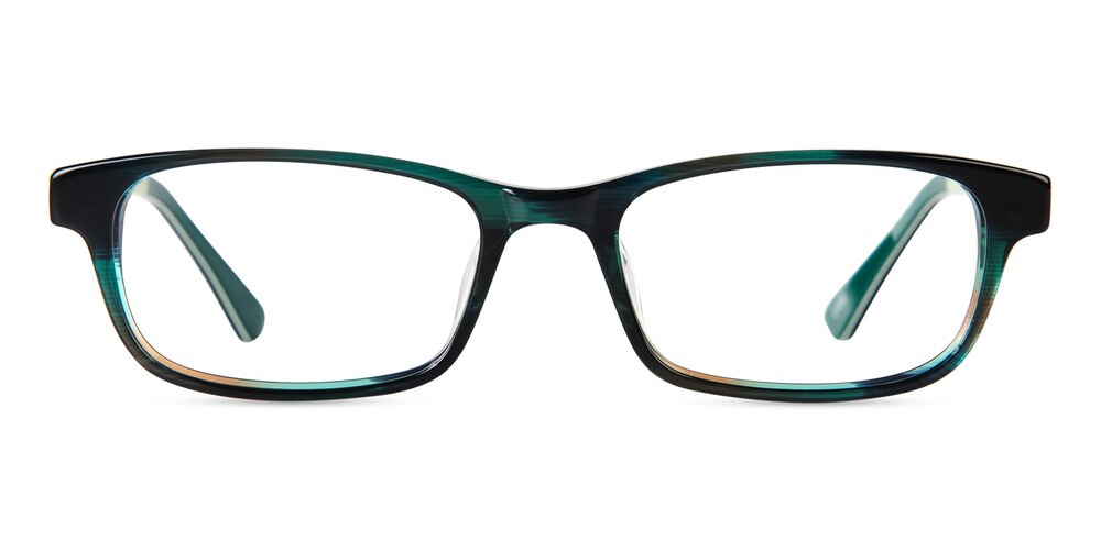 Iowa Green Rectangle Acetate Eyeglasses